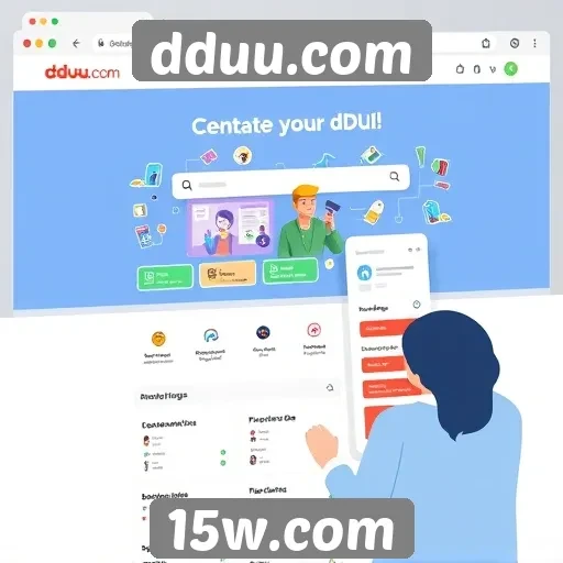 Análise da interface do usuário no dduu.com